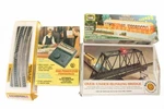 Vintage Toy Railroad Bachmann Bridge Track Power Pack & Building Boxes. Fixed Price $39.00.
