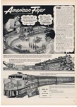 1951 American Flyer Trains 5106WT, 5110 & Santa Fe Print Ad. Fixed Price $9.99.