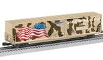 Lionel 2226991 Union Pacific (desert Victory) Usa L.e.d. Flag 60' Boxcar O-scale. Fixed Price $125.00.