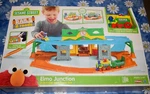 Sesame Street Elmo Junction Rails & Roads 2-IN-1 Car Train Set Playskool CCA2. Fixed Price $99.99.