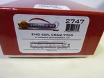 Ho Broadway Limited - Cb&q E8A Dc, Dcc, Paragon 2 Sound Black Nose #9965. Fixed Price $240.00.