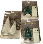 3 Windham Heights By Cobblestone Corners Village Accessories 4 Trees New. Fixed Price $17.59.