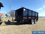 2024 6 X 12 High Side Dump Trailer 48IN 4FT Equipment Bobcat Ramps 10K Gvwr. Fixed Price $9495.00.