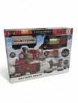 Fao Schwarz Holiday Train Motorized Track Set 30 Pieces With Light Sound. Fixed Price $50.00.