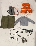 Vintage 1060 G.i. Joe Shirt, Life Jacket And Accessories. Fixed Price $29.95.