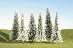 Bachmann Trains 32154 Scene Scapes 4"-6" Pine Trees With Snow (24 Piece). Fixed Price $57.34.