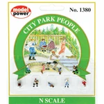 Model Power N City Park People PKG(9) 1380. Fixed Price $10.98.