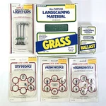 Lot Life-like Ho Model Train People Landscaping Material Ballast Grass Hwy Light. Fixed Price $45.99.
