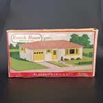 Vintage Bachmann Plasticville O/s Scale Ranch House Kit 1603 Original Box. Fixed Price $14.99.