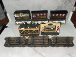 Vintage Home Towne Express 1998 Train Set Jc Penney Christmas 11-PIECES. Fixed Price $30.00.