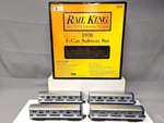 Mth Rail King #30-2122-1 1970 Ny Transit Subway 4 Car Set With Protosound C-10. Fixed Price $395.00.