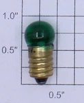 Lionel 1449G Volt Screw Base Transparent Green Globe Light Bulbs (10). Fixed Price $7.00.