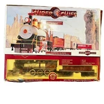 Bachmann Big Hauler Super Chief Scale Steam Locomotive & Cars Train Set As Is. Fixed Price $335.95.