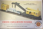 Bachmann 46-1210-01 Crane Car & Boom Tender Ho Scale Union Pacific Nib. Fixed Price $24.99.