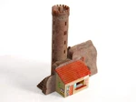 Faller Ho B-291 Model Observation Tower With Kiosk, Diorama Train Decor. Fixed Price $34.76.