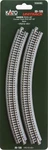 Kato 20-120 Unitrack 3/8" Radius Curve 4PCS. Fixed Price $15.35.
