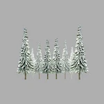 Jtt Scenery Products Ho Super Scenic Trees: Snow Spruce 4" To 6" 0592007. Fixed Price $38.54.