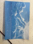 A5 Acrylic Art Realistic Clouds Sky Wall Decor. Fixed Price $24.99.