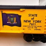 Lionel State Of New York Train Car 7611 Collectible Display. Fixed Price $34.97.