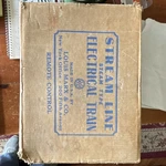 Louis Marx & Co. Remote Control Steam Starter Train Set Brown Blue. Fixed Price $200.00.