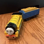 Thomas & Friends Trackmaster Victor Yellow Engine W/ Blue Cargo X0766 Talks!. Fixed Price $18.63.