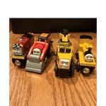 Tomy Thomas & Friends Salty Jack Butch Duncan Wooden Railway Rolling Stock Set. Fixed Price $55.00.