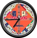 Lionel Train Monopoly Game Advertising Sign Wall Clock. Fixed Price $26.95.