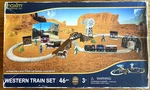 Maxim Western Train Set 46 Pcs. Real Wood. Fixed Price $39.99.