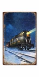 Pennsylvania Railroad 1936 Night Train Travel Vintage Retro 8X12 Metal Sign. Fixed Price $19.00.