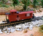 Minitrix Scale: Santa Fe Caboose 3272, Vintage Model Railroad Train, Boxed. Fixed Price $18.95.