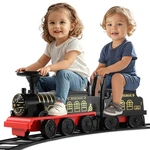Black/blue 6V Electric Kids Ride On Train 1-3YEARS Toddler Toys With Track,music. Fixed Price $139.90.