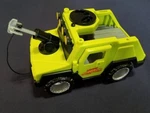 2006 Fisher-price Imaginext Lost Creatures Green Jeep Missile And Tow Line. Fixed Price $24.99.