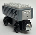 Thomas And Friends Wooden Railway Train Scared Worried Face Troublesome Truck. Fixed Price $27.99.