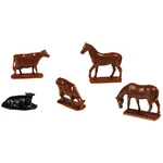 Atlas Model Railroad Cows & Horses 12 ATL778 Figures. Fixed Price $14.49.
