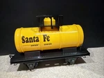 Eztec Scentific Toys Gauge Santa Fe Atsp 41045 Oil Tanker Train Car. Fixed Price $12.00.
