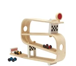 Plantoys Wooden Ramp Racer Set With Three Cars 18M+ Nib. Fixed Price $60.00.