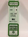 Evergreen Scale Models Styrene Rod .020IN .05CM Diameter PKG(10) 218. Fixed Price $5.98.