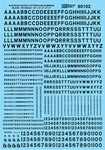 Microscale Ho Alphabets & Numbers Railroad Gothic Black 90102. Fixed Price $8.98.
