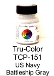 Tru-color TCP-151 Us Navy Battleship Gray Oz Paint Bottle. Fixed Price $8.49.