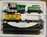 Vintage Train Set American Western Express 1988 Toy State Ind. Battery Op. Fixed Price $17.95.