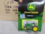 Athearn Precision # 7750 Case Of 48 Model B John Deere Tractors 1:50 Scale. Fixed Price $120.00.