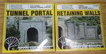 Woodland Scenics Cut Stone Tunnel Portal Retaining Walls R6. Fixed Price $25.00.