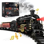Hot Bee Train Set - Alloy Toys For Boys W/glowing Carriage & Silent, To.... Fixed Price $70.46.