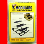 Cornerstone Modulars Flat & Peaked Roofs With Base Walthers 933-3280 Scale. Fixed Price $14.95.