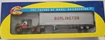 93186 Athearn Burlington Mack Tractor/trailer. Fixed Price $65.00.