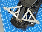 Aluminum Front Lower Arm Tamiya 1/10 Hornet Grasshopper Lunch Box Mid Pumpkin. Fixed Price $31.00.