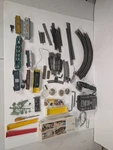 Bachmann Scale Train Lot Tracks Cars Transformer Switches Transporter. Fixed Price $109.99.