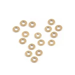 Walthers 947-1273 #2 Brass Washers Od .188" Id .094" .025" Thick (16). Fixed Price $5.49.
