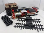 Vintage Bright Talking Silver Rail Express Train - Western Lines (untested) 1170. Fixed Price $62.99.