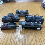 Hawthorne Village Armored Scale Locomotive Train Cars Wwii Tested Works. Fixed Price $89.99.